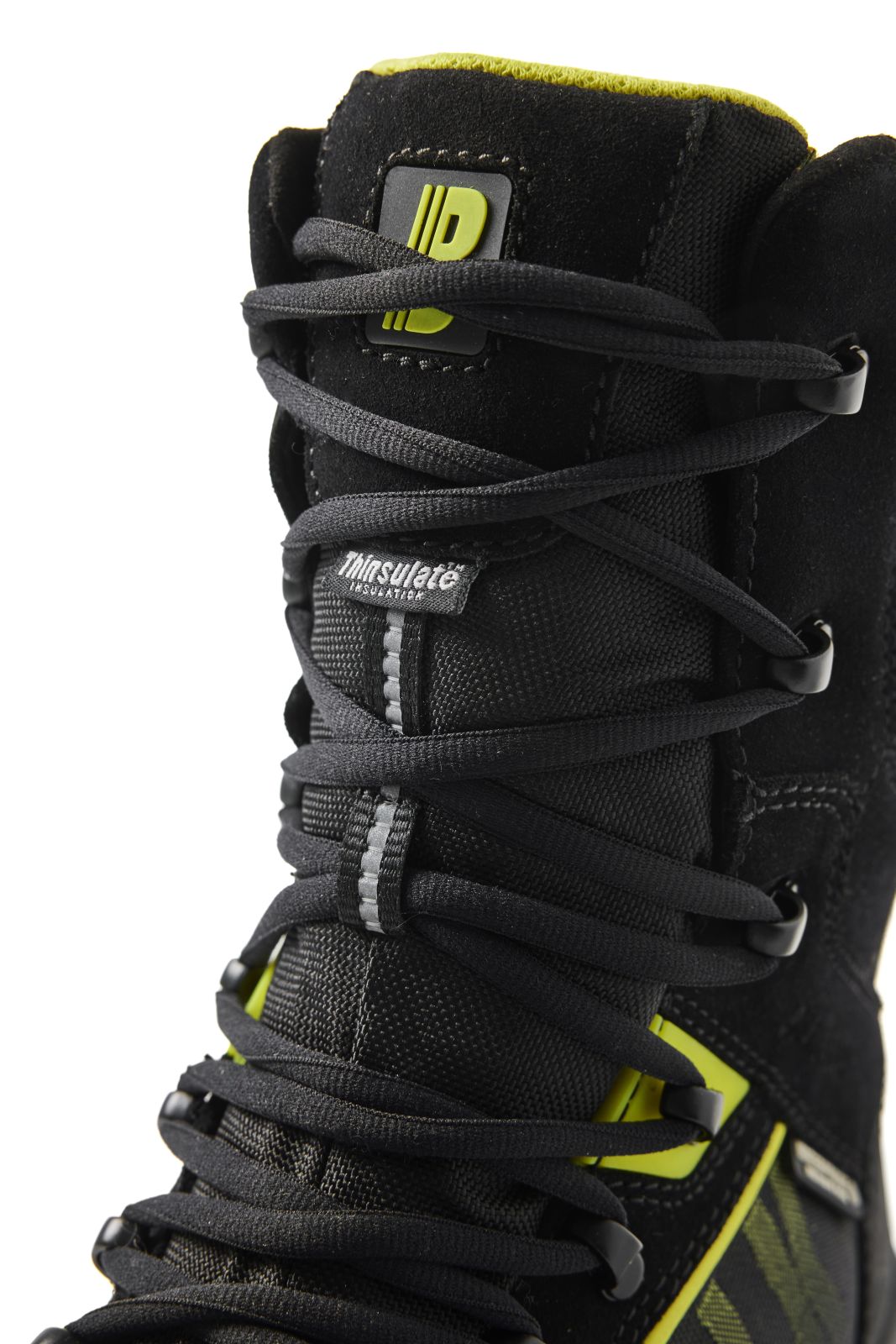 Blaklader New Shoes Storm Veiligheidsschoenen 24900 hoog winter  S3 SRC HRO WR CI zwart-fluo geel(9933)