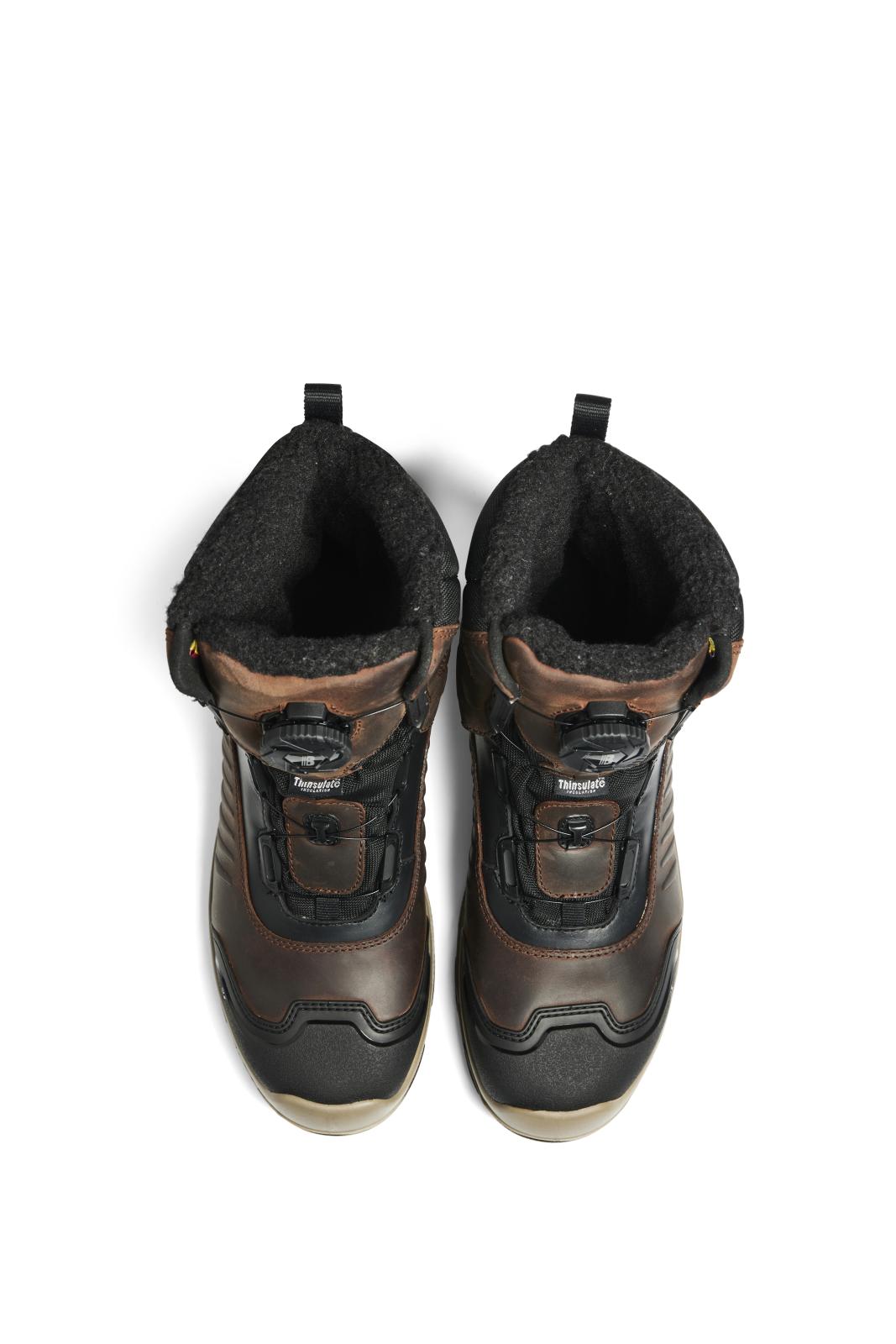 Blaklader New Shoes Storm Veiligheidsschoenen 24930 Hoog Winter  S3 SRC HRO WR CI bruin-zwart(7899)