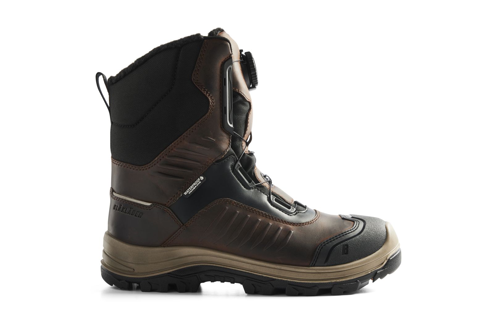 Blaklader New Shoes Storm Veiligheidsschoenen 24930 Hoog Winter  S3 SRC HRO WR CI bruin-zwart(7899)