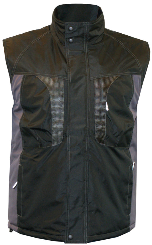 M-Wear Bodywarmer 0320 zwart-grijs