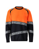 Mascot Accelerate safe Sweatshirt 25084-781 HiVis donker marineblauw-fluu oranje(01014)