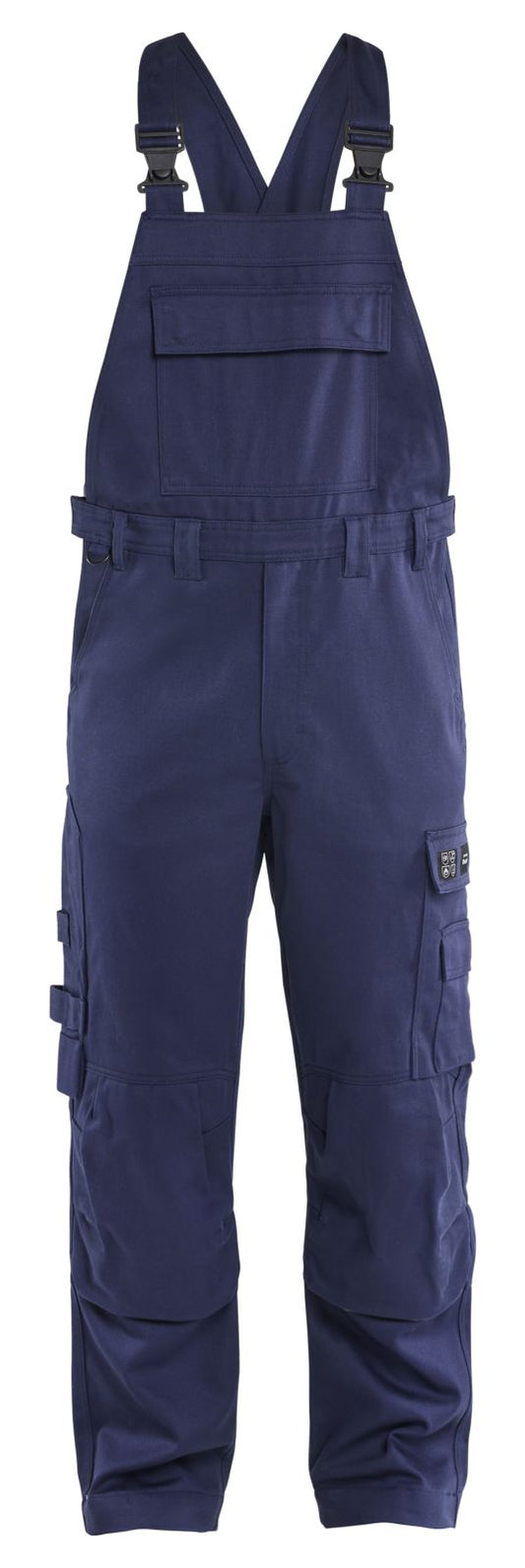 Blaklader bretelbroeken 26011501 marineblauw-fluo geel(8933)