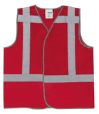 M-Wear Verkeersvest 0178 fluo rood