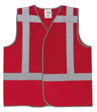 M-Wear Verkeersvest 0178 fluo rood