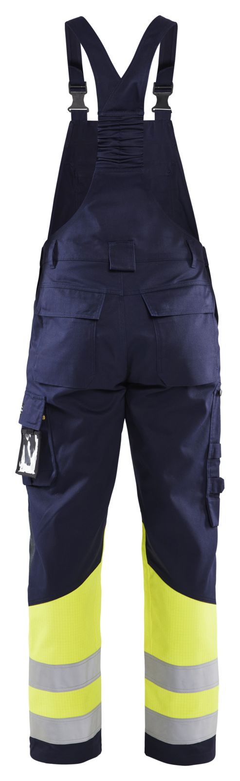 Blaklader tuinbroek 26071514 marineblauw-fluo geel(8933)