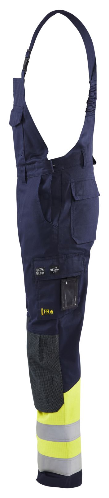 Blaklader tuinbroek 26071514 marineblauw-fluo geel(8933)