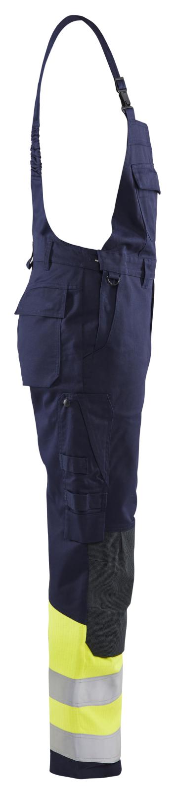 Blaklader tuinbroek 26071514 marineblauw-fluo geel(8933)
