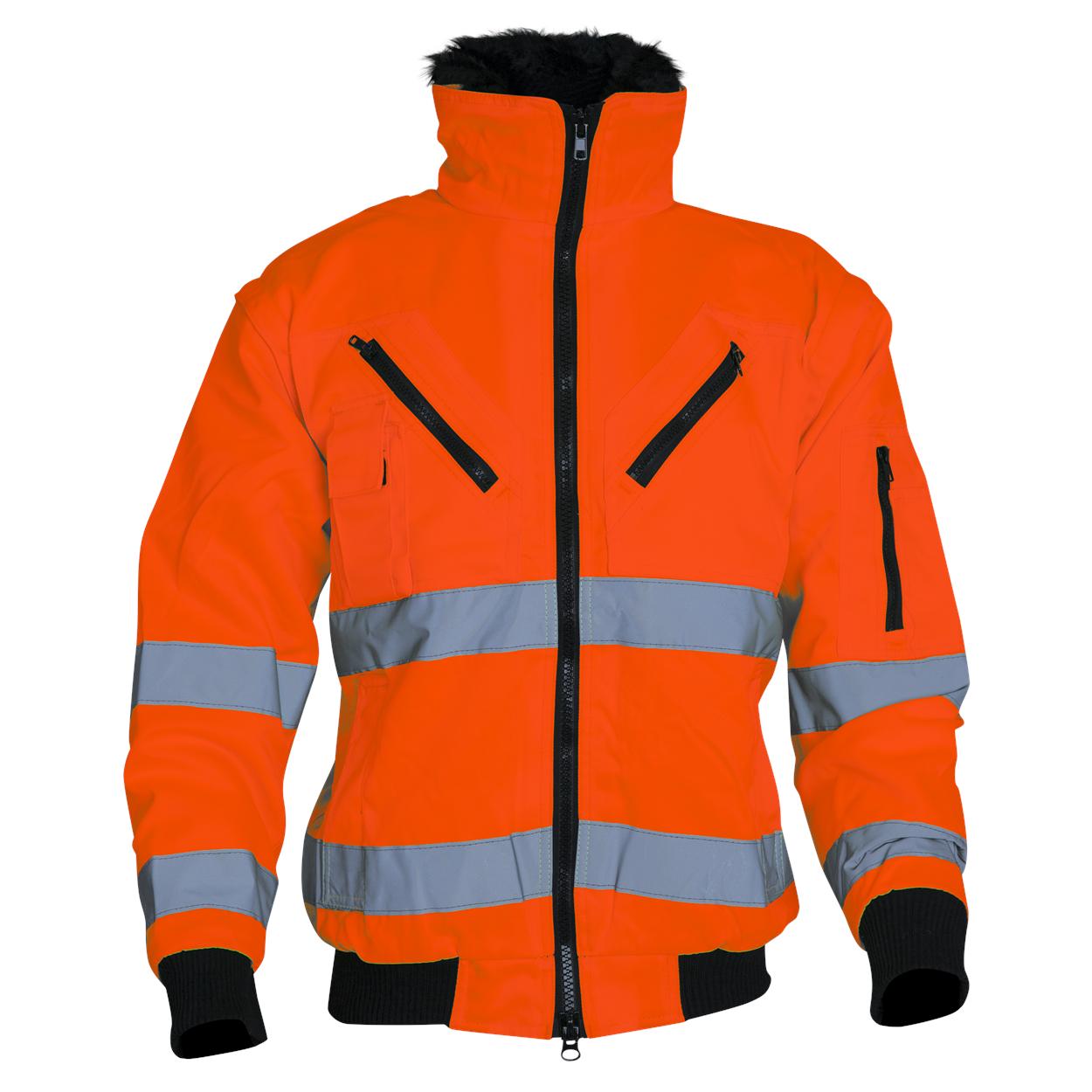 OXXA Essential Jassen Akila 0976 HiVis Uitneembare voering- mouwen fluo-oranje