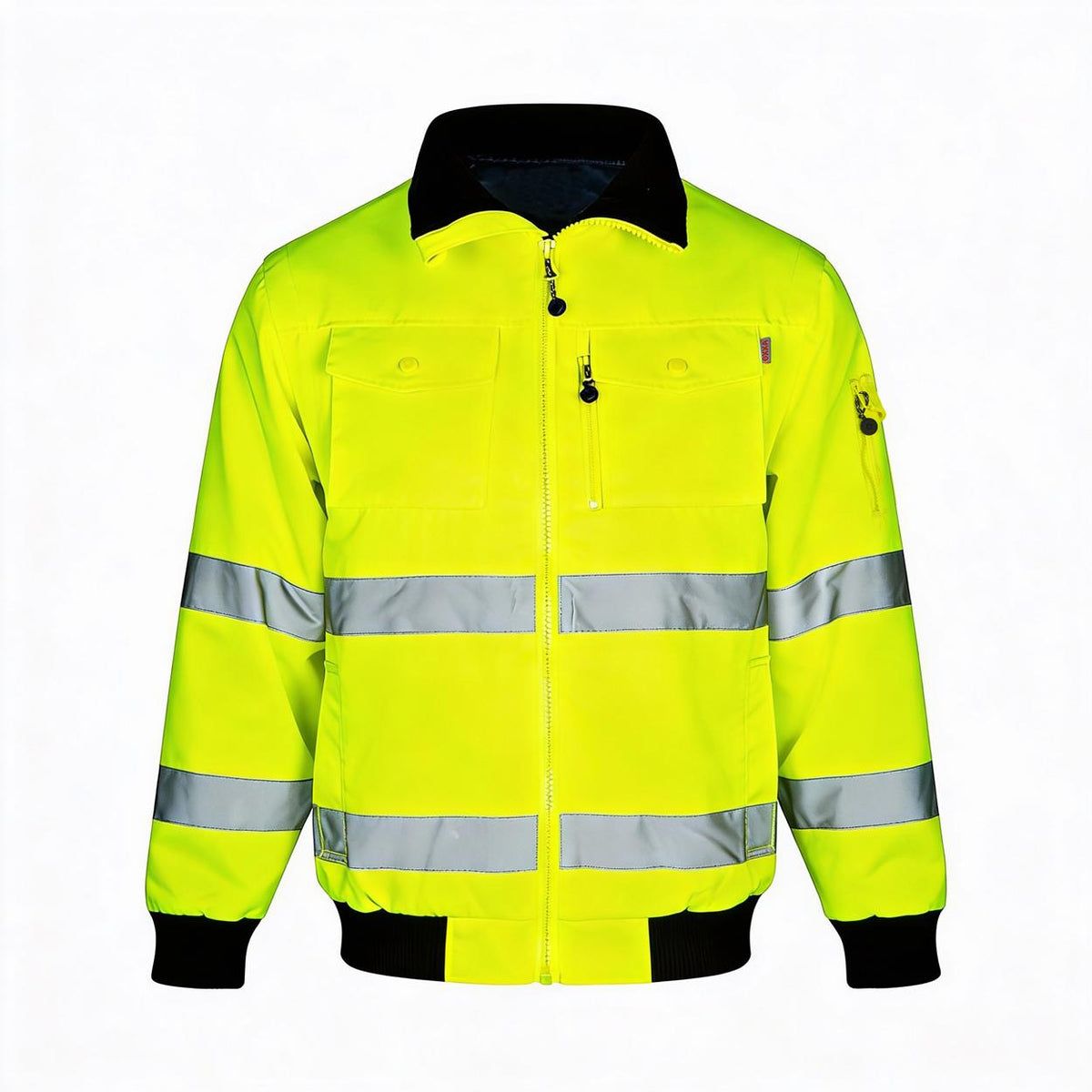 OXXA Essential Jassen Akila 0976 HiVis Uitneembare voering- mouwen fluo-geel