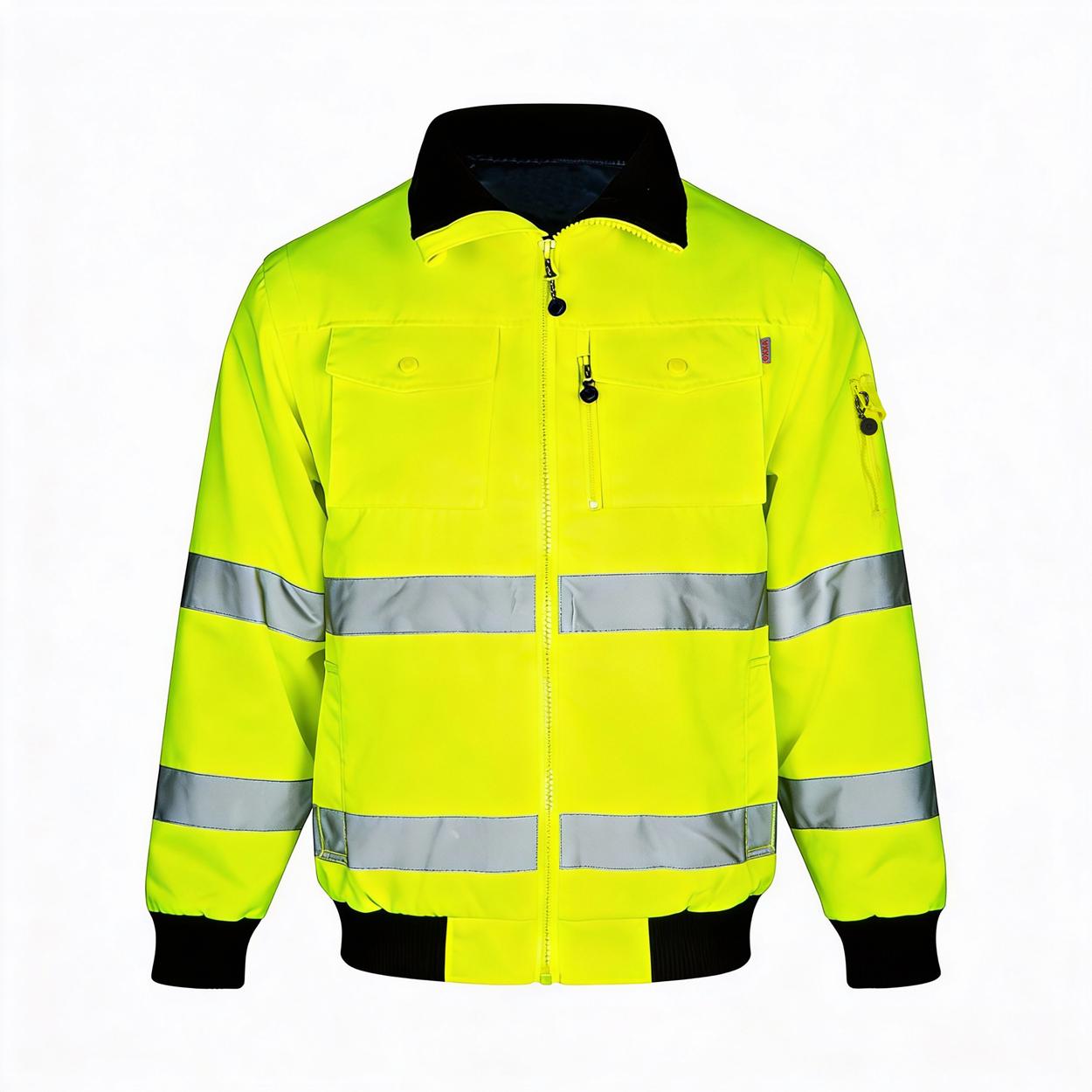 OXXA Essential Jassen Akila 0976 HiVis Uitneembare voering- mouwen fluo-geel