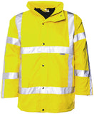 M-Wear Jassen 0985 HiVis- RWS Uitneembare voering Waterdicht fluo-geel