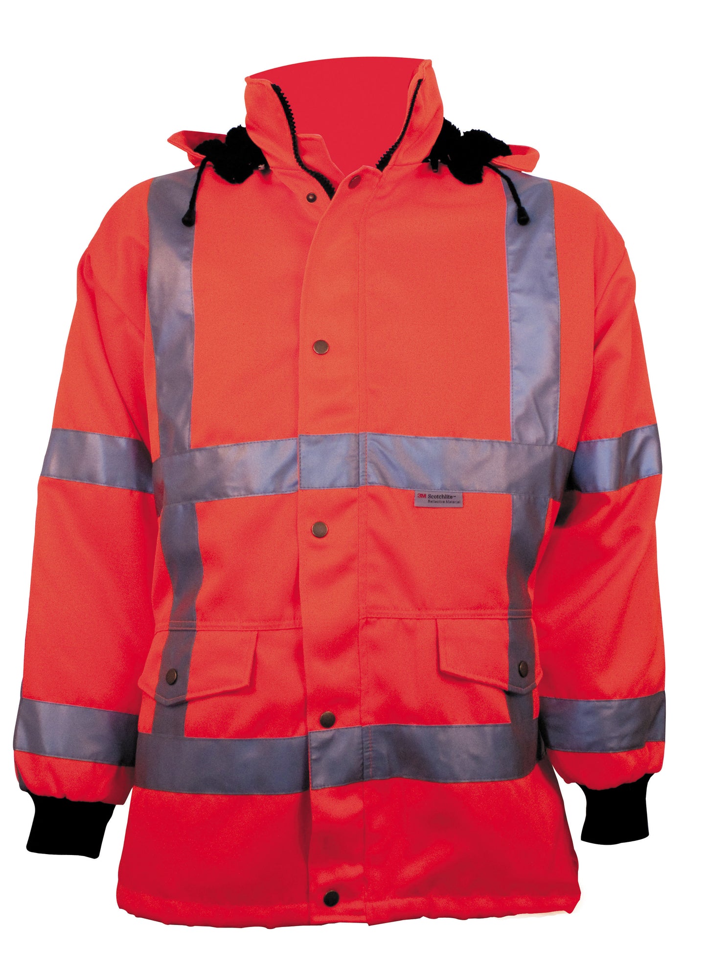 M-Wear Jassen 0996 HiVis- RWS Uitneembare voering Waterafstotend fluo-oranje