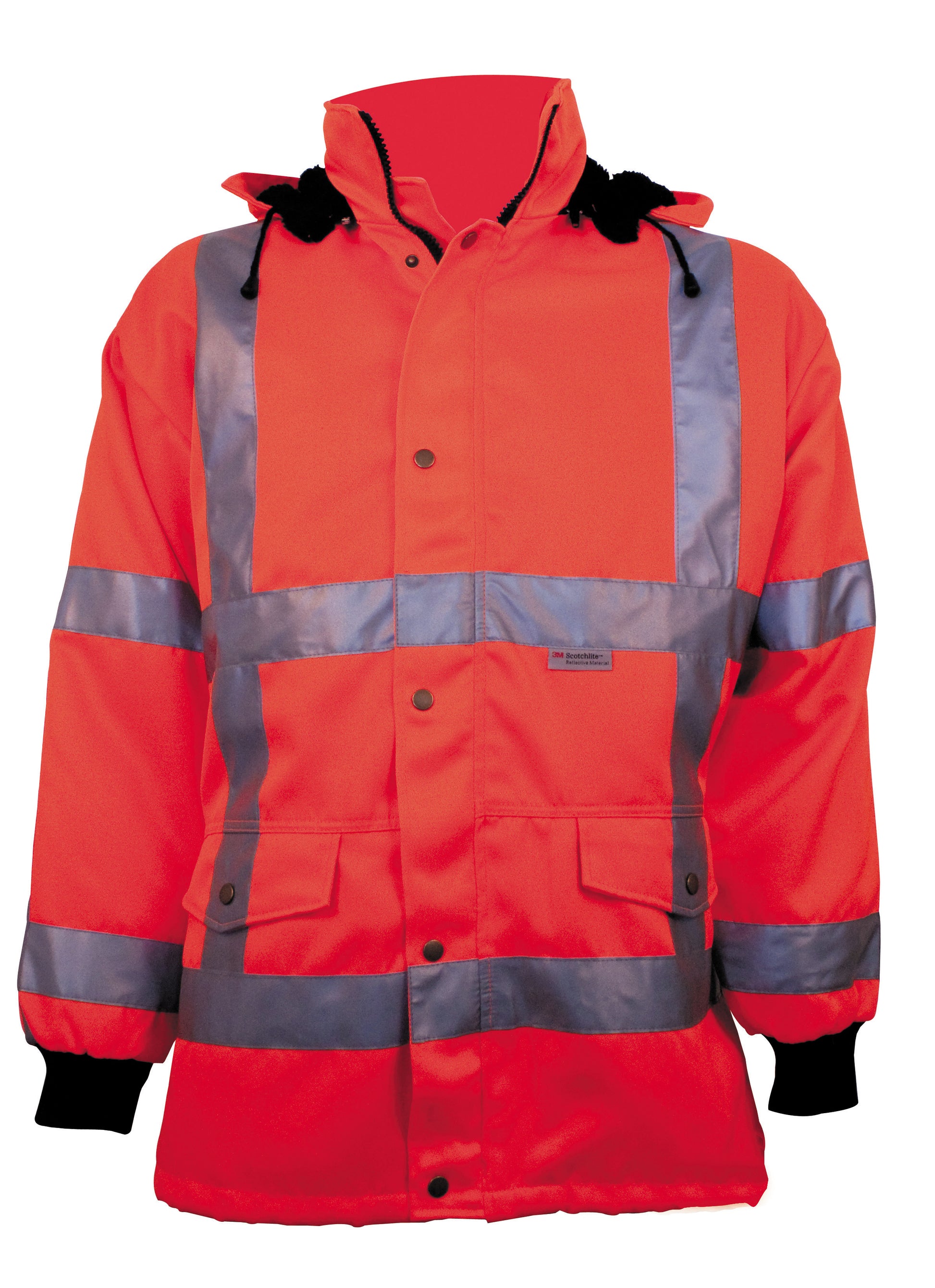 M-Wear Jassen 0996 HiVis- RWS Uitneembare voering Waterafstotend fluo-oranje