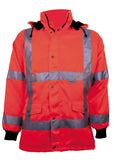 M-Wear Jassen 0996 HiVis- RWS Uitneembare voering Waterafstotend fluo-oranje