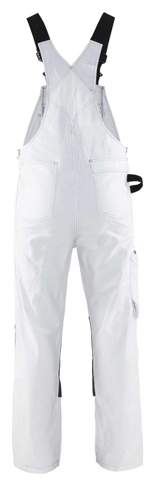 Blaklader tuinbroek 26111210 wit-donkergrijs(1098)