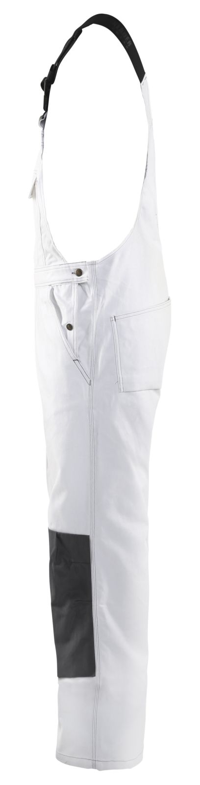 Blaklader tuinbroek 26111210 wit-donkergrijs(1098)