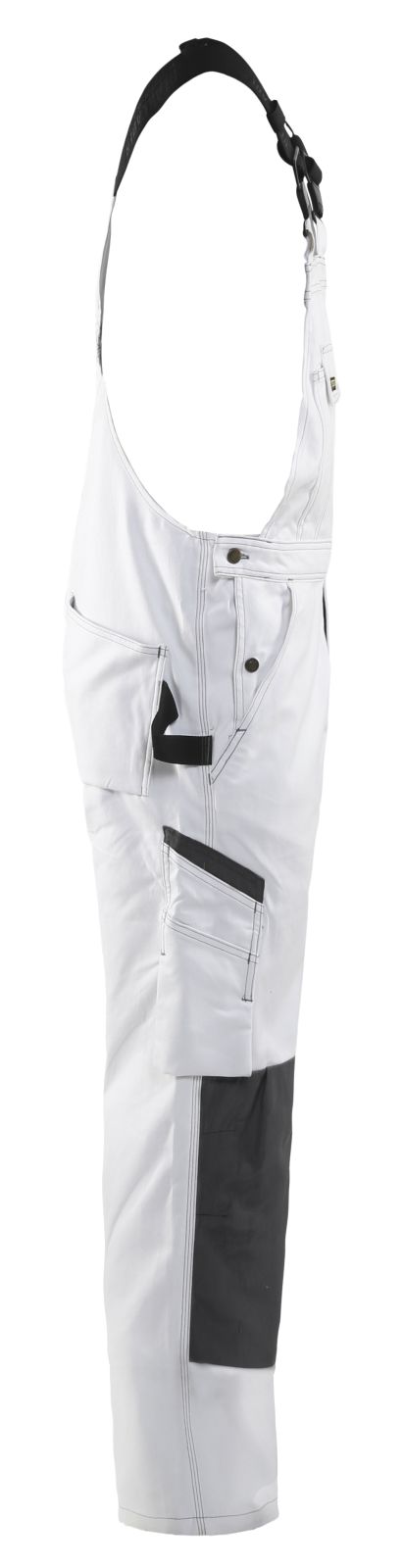 Blaklader tuinbroek 26111210 wit-donkergrijs(1098)