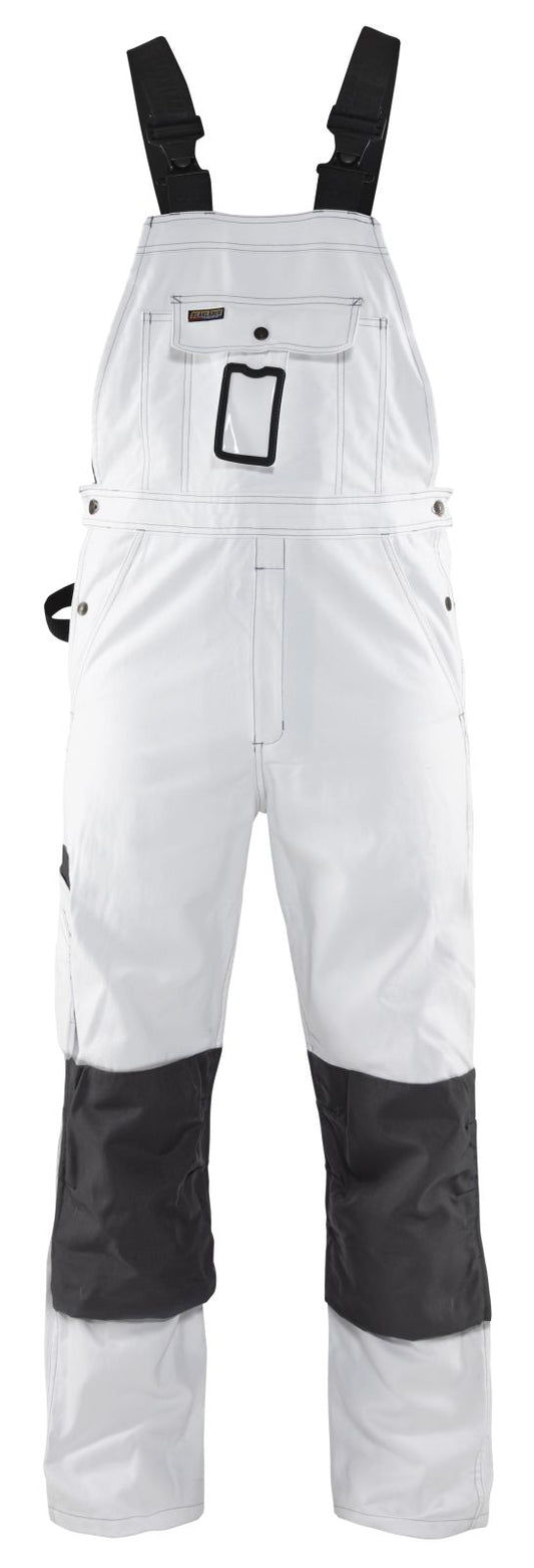 Blaklader tuinbroek 26111210 wit-donkergrijs(1098)