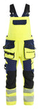 Blaklader High vis 4-weg stretch Bretelbroeken 26261648 HiVis fluo geel-marineblauw(3389)