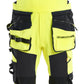 Blaklader High vis 4-weg stretch Bretelbroeken 26261648 HiVis fluo geel-zwart(3399)