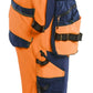Blaklader High Vis Bretelbroeken 26261648 4-weg stretch HiVis fluo oranje-marineblauw(5389)