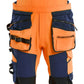 Blaklader High vis Bretelbroeken 26261648 4-weg stretch HiVis fluo oranje-marineblauw(5389)