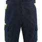 Blaklader Industrie/Service Bretelbroeken 26441832 Industrie Stretch donker marineblauw-fluo geel(8633)