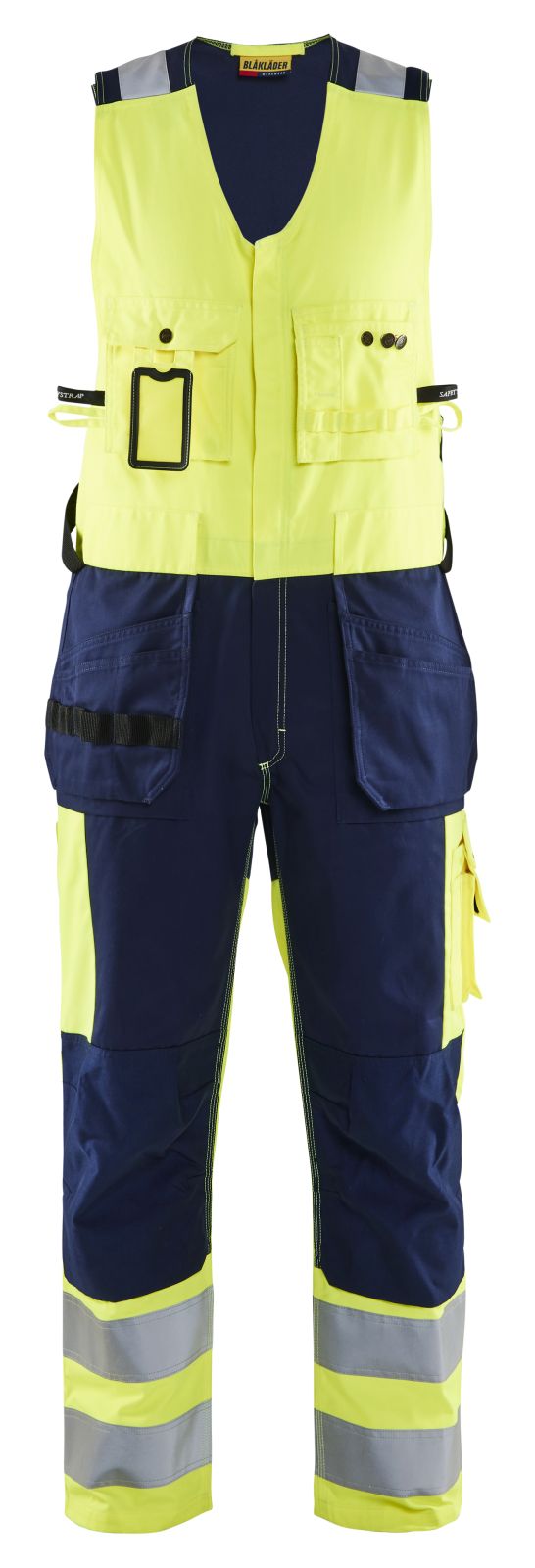 Blaklader Bodybroeken 26531804 HiVis geel-marineblauw(3389)