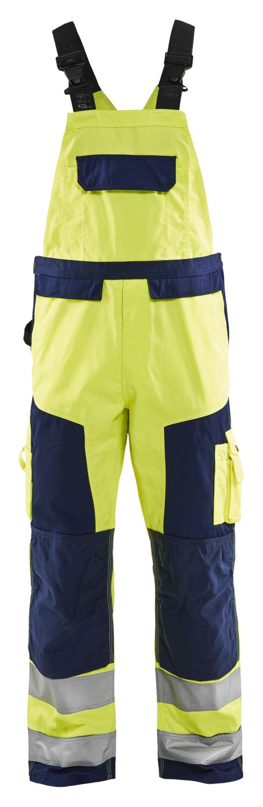 Blaklader tuinbroek 26601811 fluo geel-marineblauw(3389)