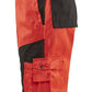 Blaklader tuinbroek 26601811 fluo rood-zwart(5599)
