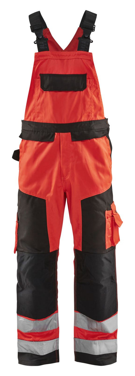 Blaklader tuinbroek 26601811 fluo rood-zwart(5599)