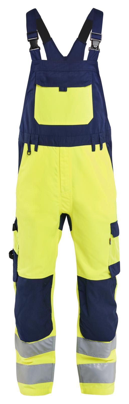 Blaklader High Vis Bretelbroeken 26631905 HiVis fluo geel-marineblauw(3389)