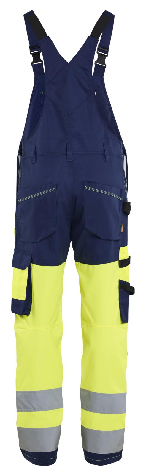 Blaklader High Vis Bretelbroeken 26631905 HiVis fluo geel-marineblauw(3389)