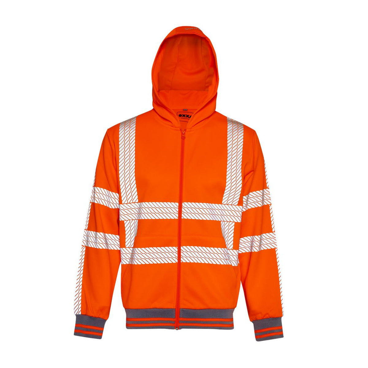 OXXA Essential Hoodie Andy 6232 waterdicht HiVis RWS fluo oranje