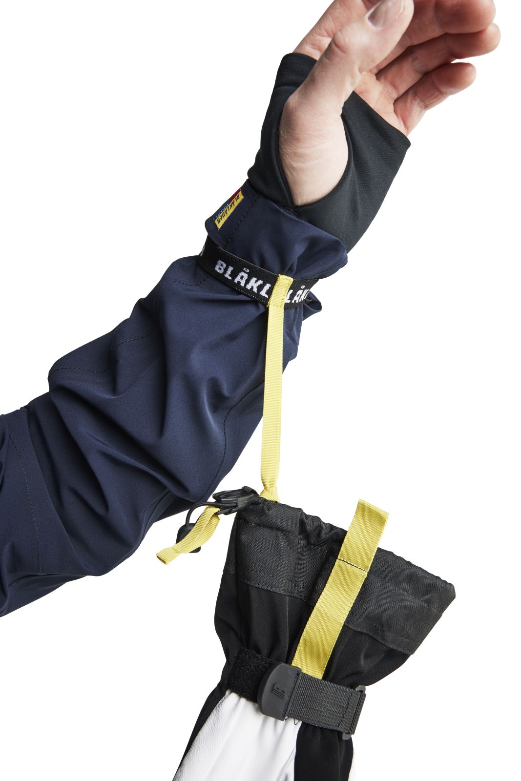 Blaklader Handschoenen Supreme Werkhandschoenen 28131417 leder gevoerd waterdicht zwart-wit(9910)