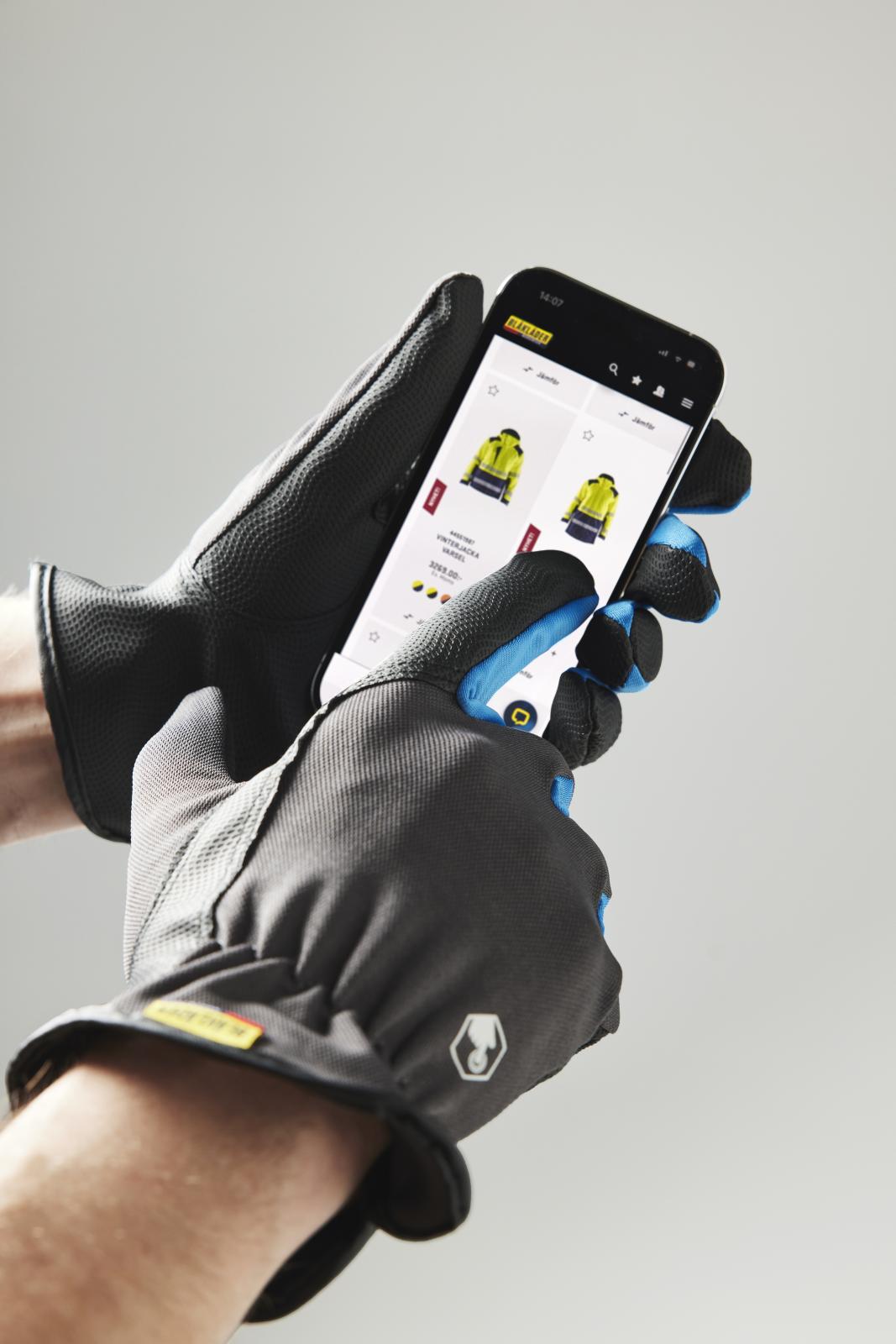 Blaklader Touch handschoenen 28731404 kort manchet antraciet grijs(9700)