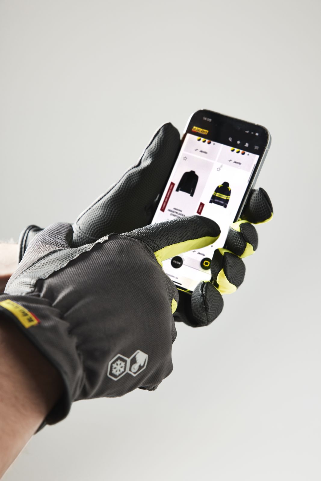 Blaklader Touch Werkhandschoenen 28751404 touchscreen gevoerd winter antraciet grijs(9700)