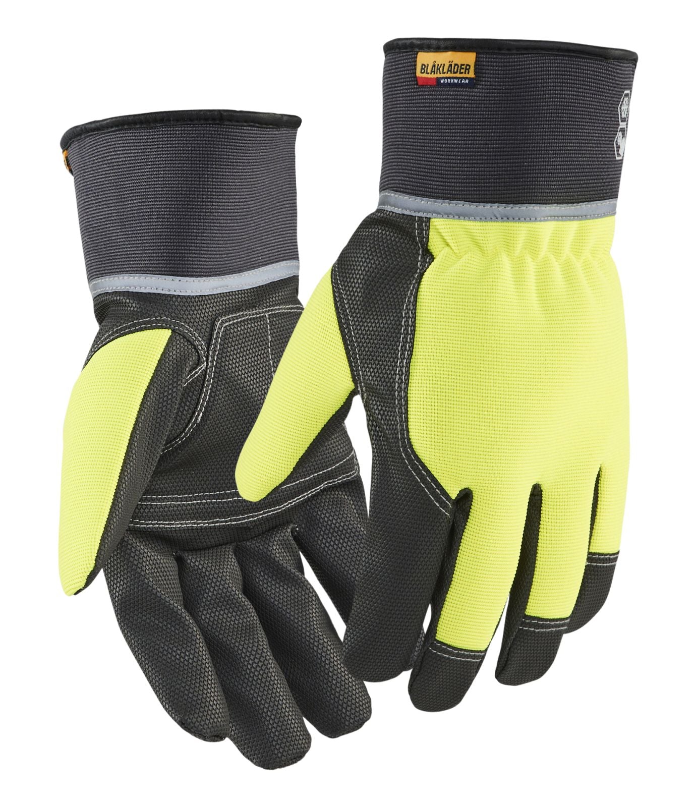 Blaklader Touch Werkhandschoenen 28771405 touchscreen gevoerd HiVis fluo geel(3300)