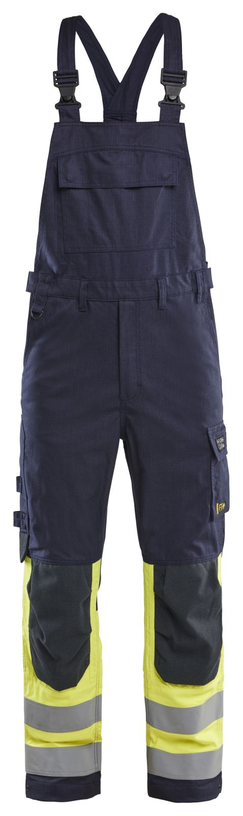Blaklader Am. Overalls 28881512 marineblauw-fluo geel(8933)