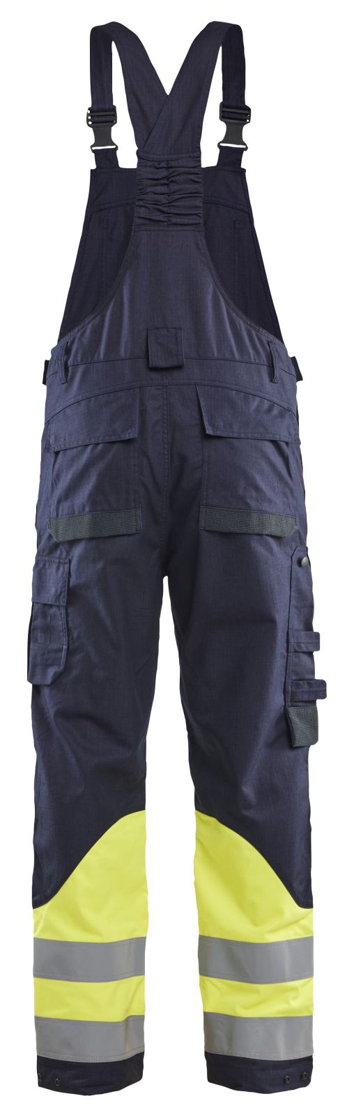 Blaklader Vlamvertragend APC 2 Multinorm Bretelbroeken 28901512 Inherent marineblauw-fluo geel(8933)