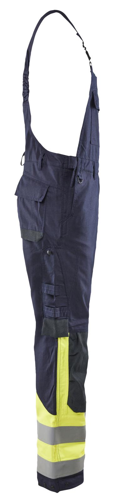 Blaklader Vlamvertragend APC 2 Multinorm Bretelbroeken 28901512 Inherent marineblauw-fluo geel(8933)