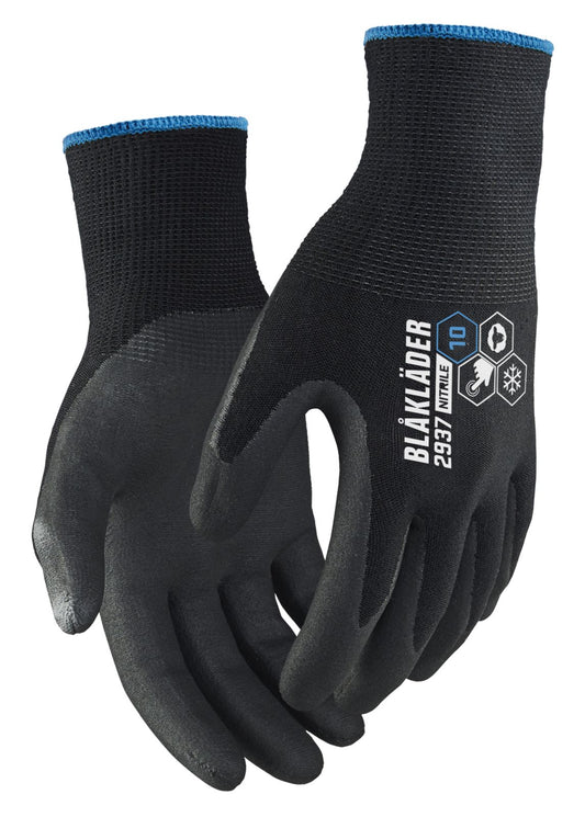 Blaklader Handschoenen Supreme Winterhandschoen 29371412 touch nitril-gecoat zwart(9900)