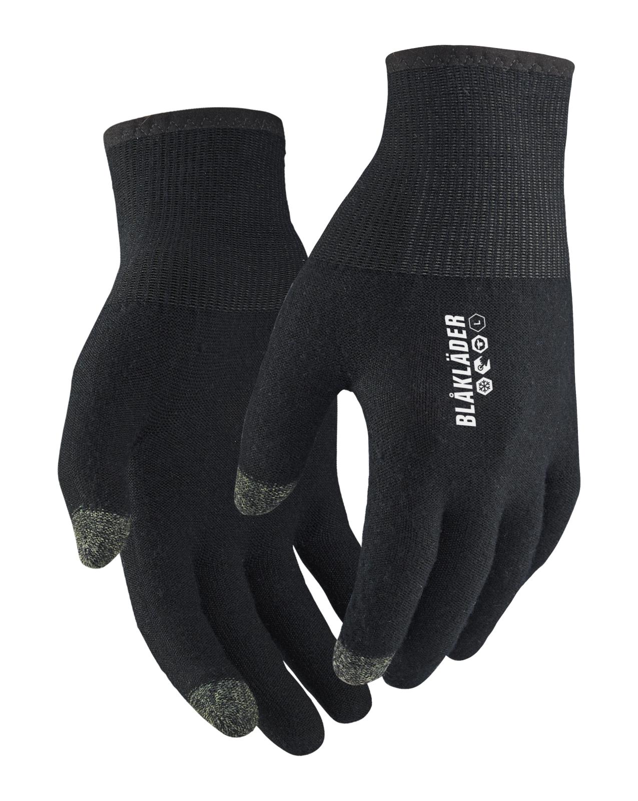 Blaklader Handschoenen Supreme Werkhandschoenen 29991413 Wollen touch zwart(9900)