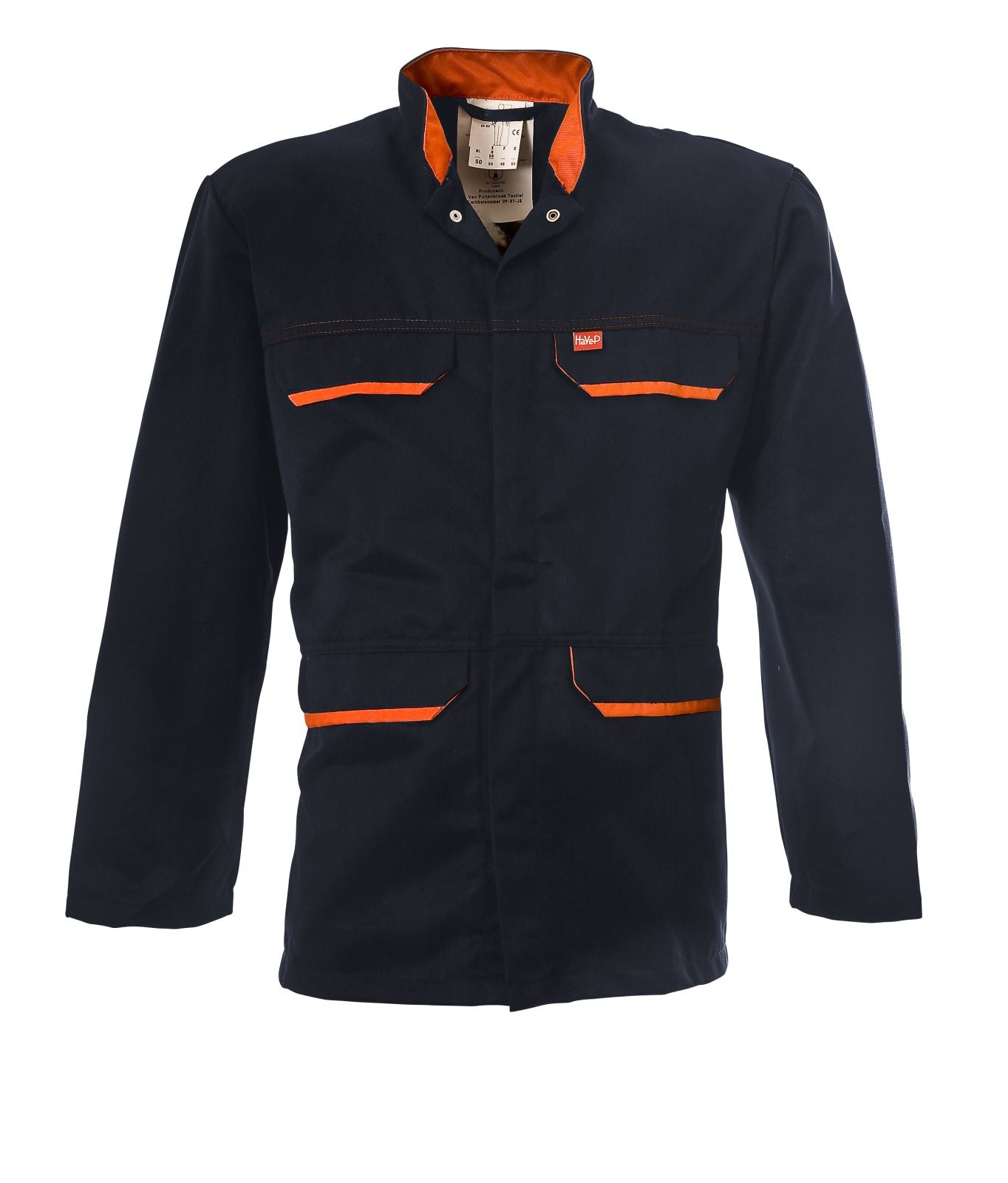 Havep Antistatisch Brandvertragend Jassen 30007 Waterafstotende finish donkerblauw-oranje(EYN)