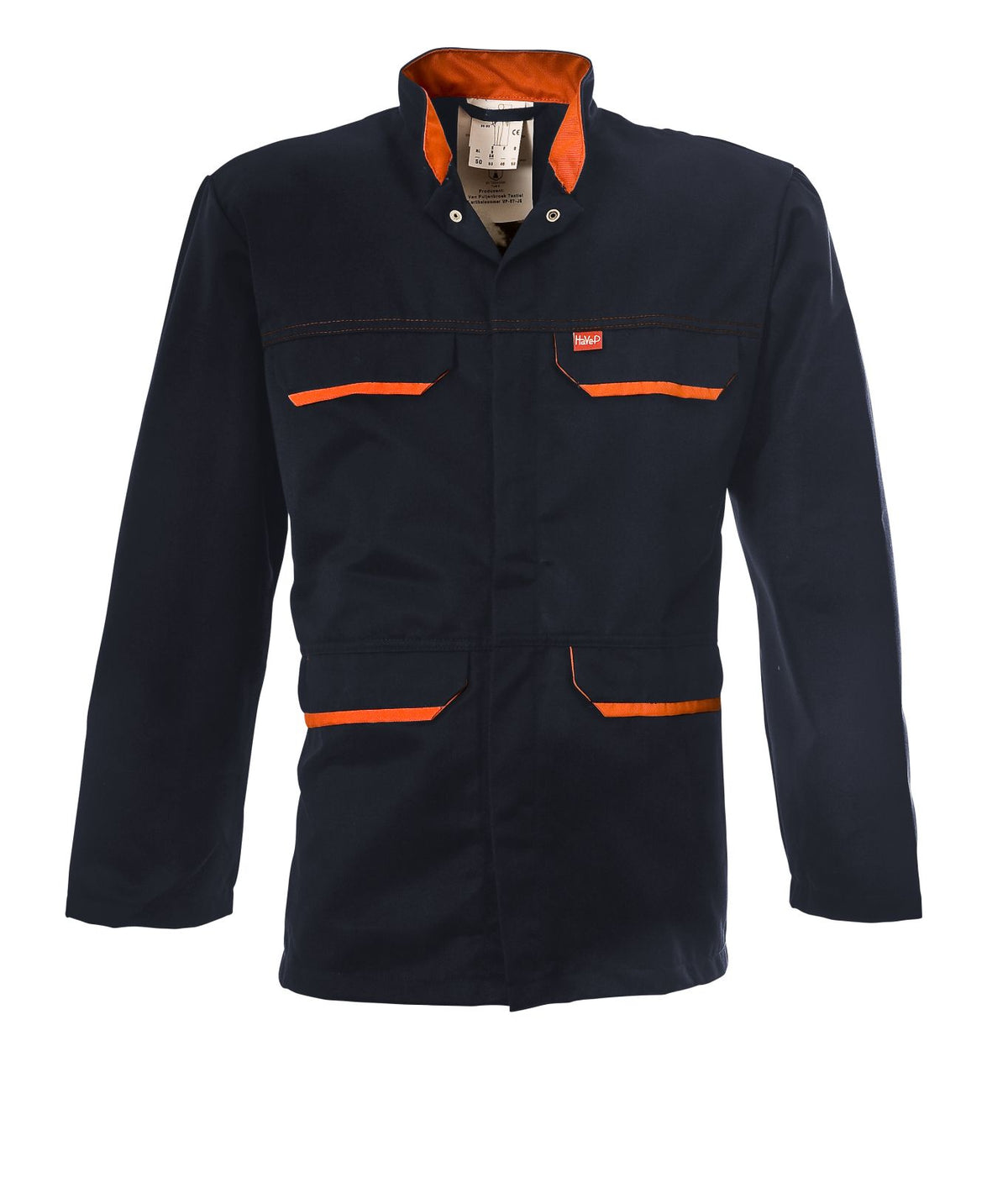 Havep Antistatisch Brandvertragend Jassen 30007 Waterafstotende finish donkerblauw-oranje(EYN)