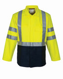 Havep Jassen 30008 Multinorm fluo geel-marineblauw(ARA)