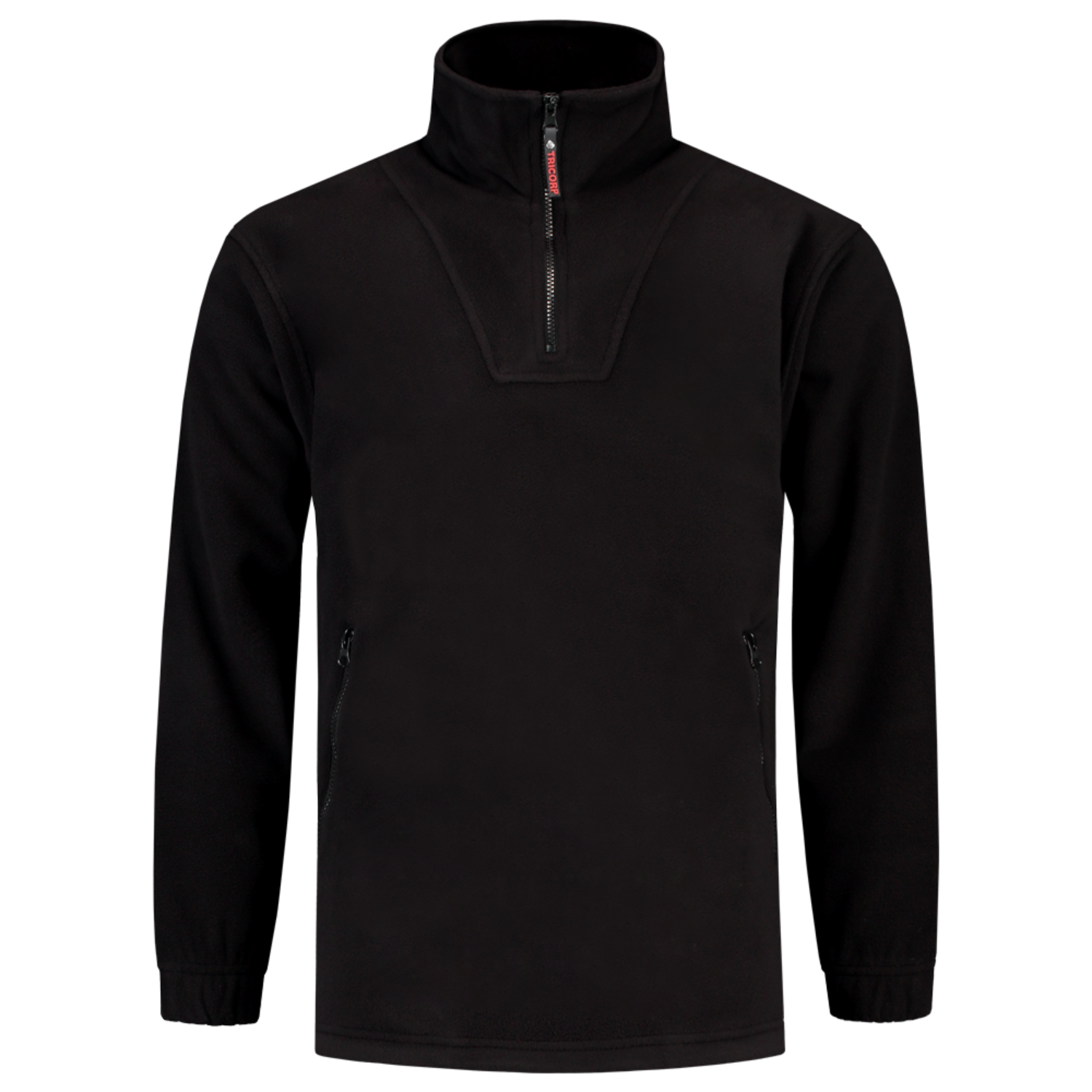 Tricorp Casual Zipsweaters 301001-FL320 zwart(black)