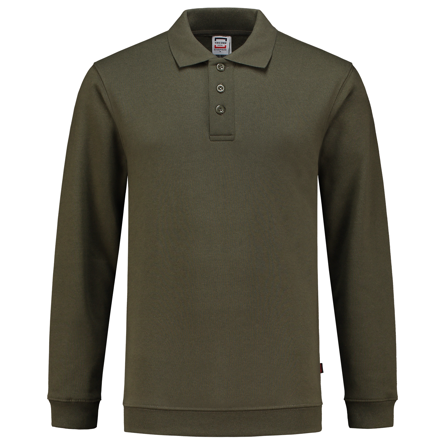 Tricorp Casual Polosweaters 301005-PSB280 legergroen(army)