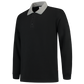 Tricorp Casual Polosweaters 301006-PSC280 zwart-grijs(blackgrey)