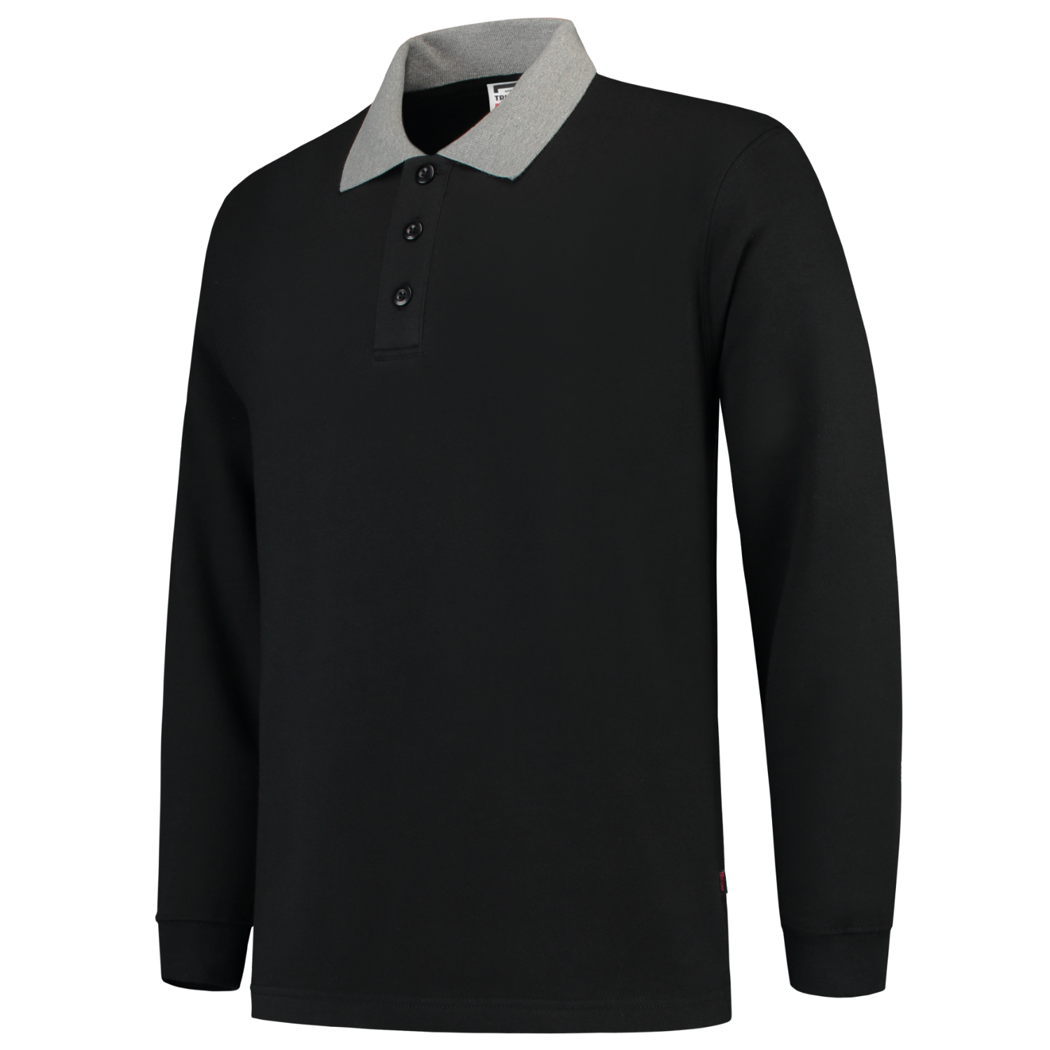 Tricorp Casual Polosweaters 301006-PSC280 zwart-grijs(blackgrey)